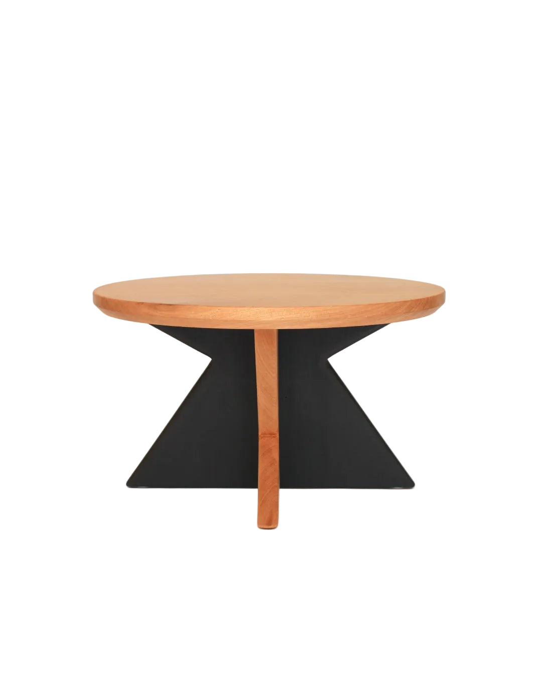 Mesa de centro de madera maciça.