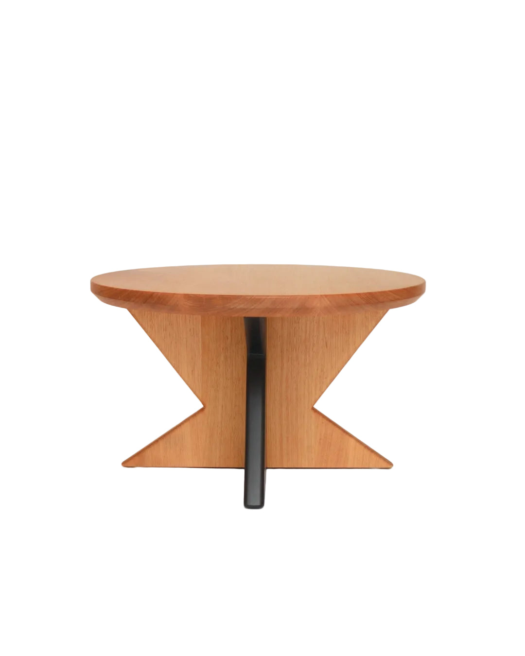 Mesa de centro de madera maciça.