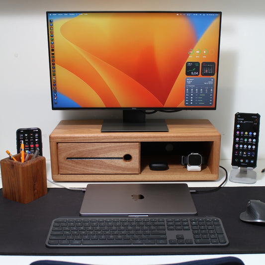 Suporte para Monitor em Madeira